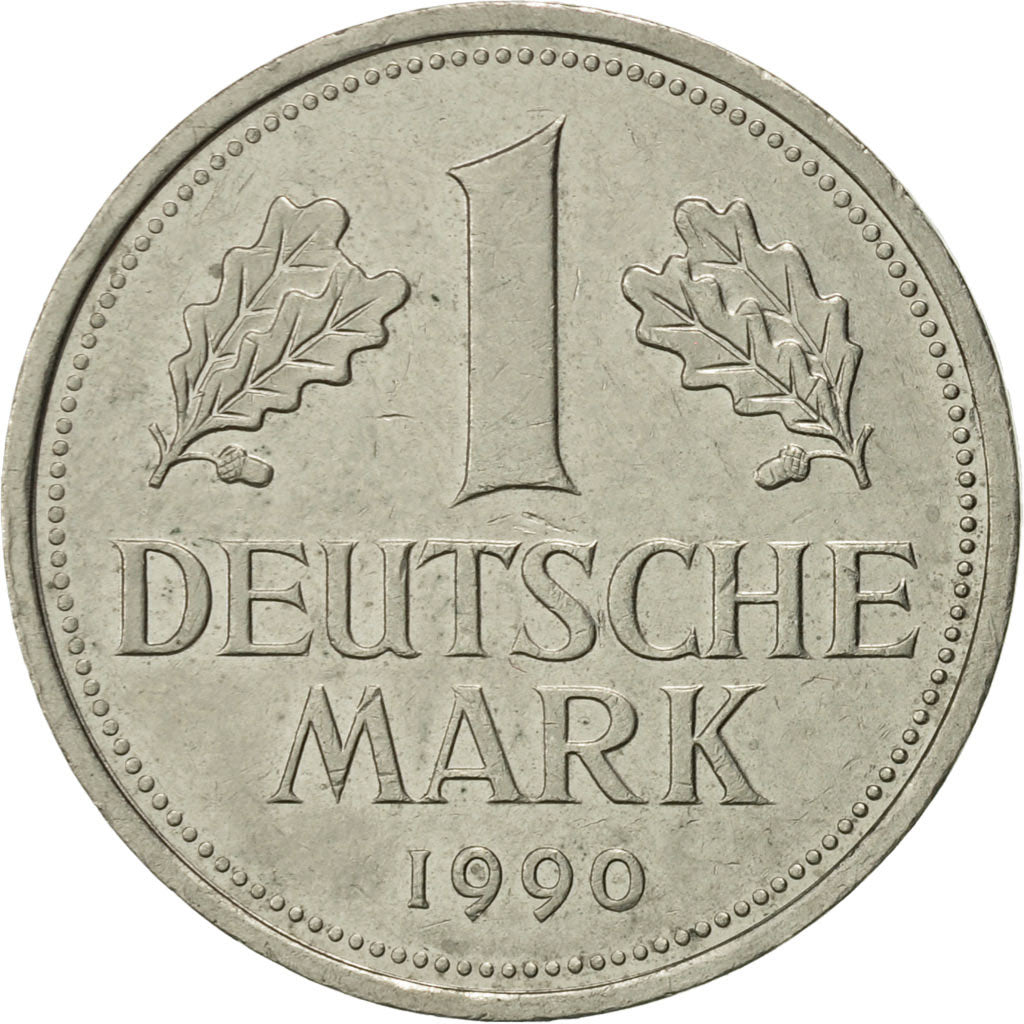 Monnaie, République fédérale allemande, Mark, 1990, Karlsruhe, SUP