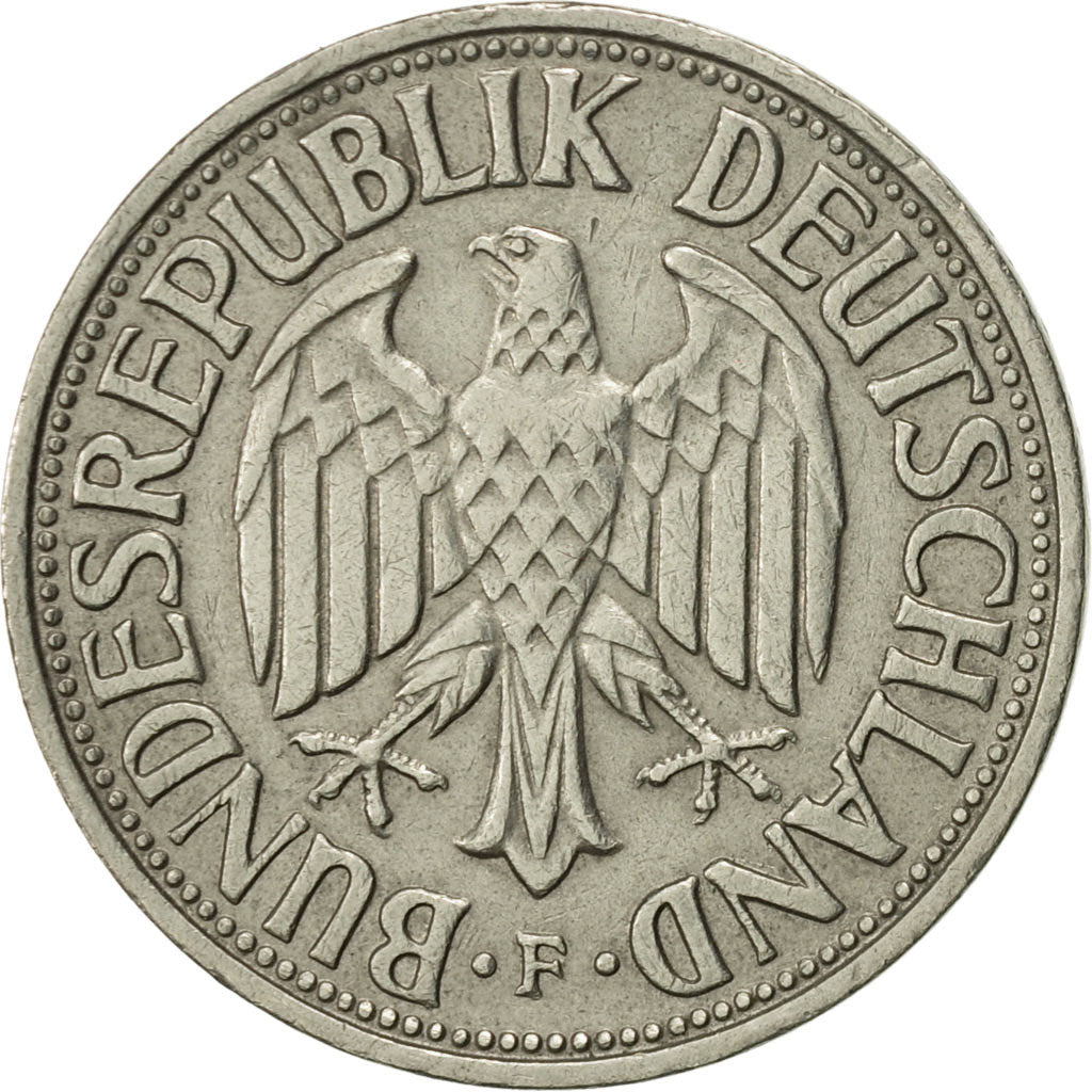 Coin, GERMANY - FEDERAL REPUBLIC, Mark, 1964, Stuttgart, AU(55-58)