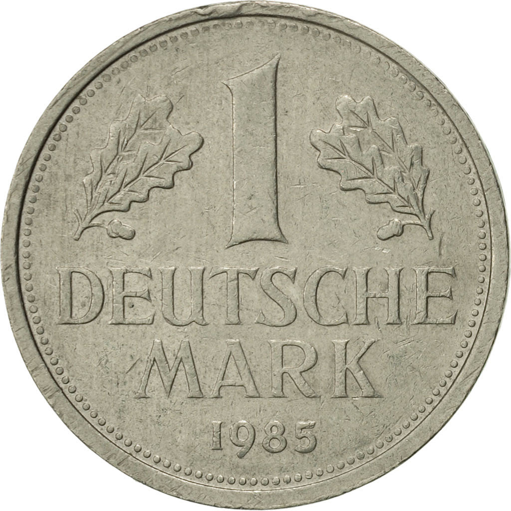 Coin, GERMANY - FEDERAL REPUBLIC, Mark, 1985, Stuttgart, AU(55-58)