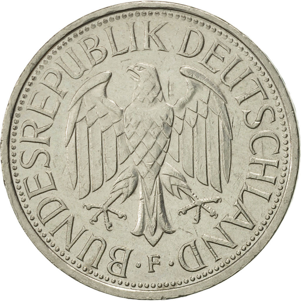 Coin, GERMANY - FEDERAL REPUBLIC, Mark, 1989, Stuttgart, AU(55-58)