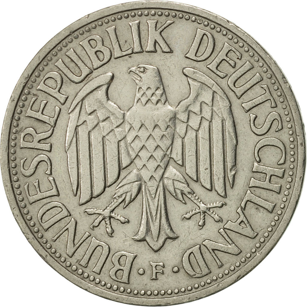 Coin, GERMANY - FEDERAL REPUBLIC, Mark, 1956, Stuttgart, AU(55-58)