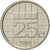 Coin, Netherlands, Beatrix, 25 Cents, 1991, AU(55-58), Nickel, KM:204