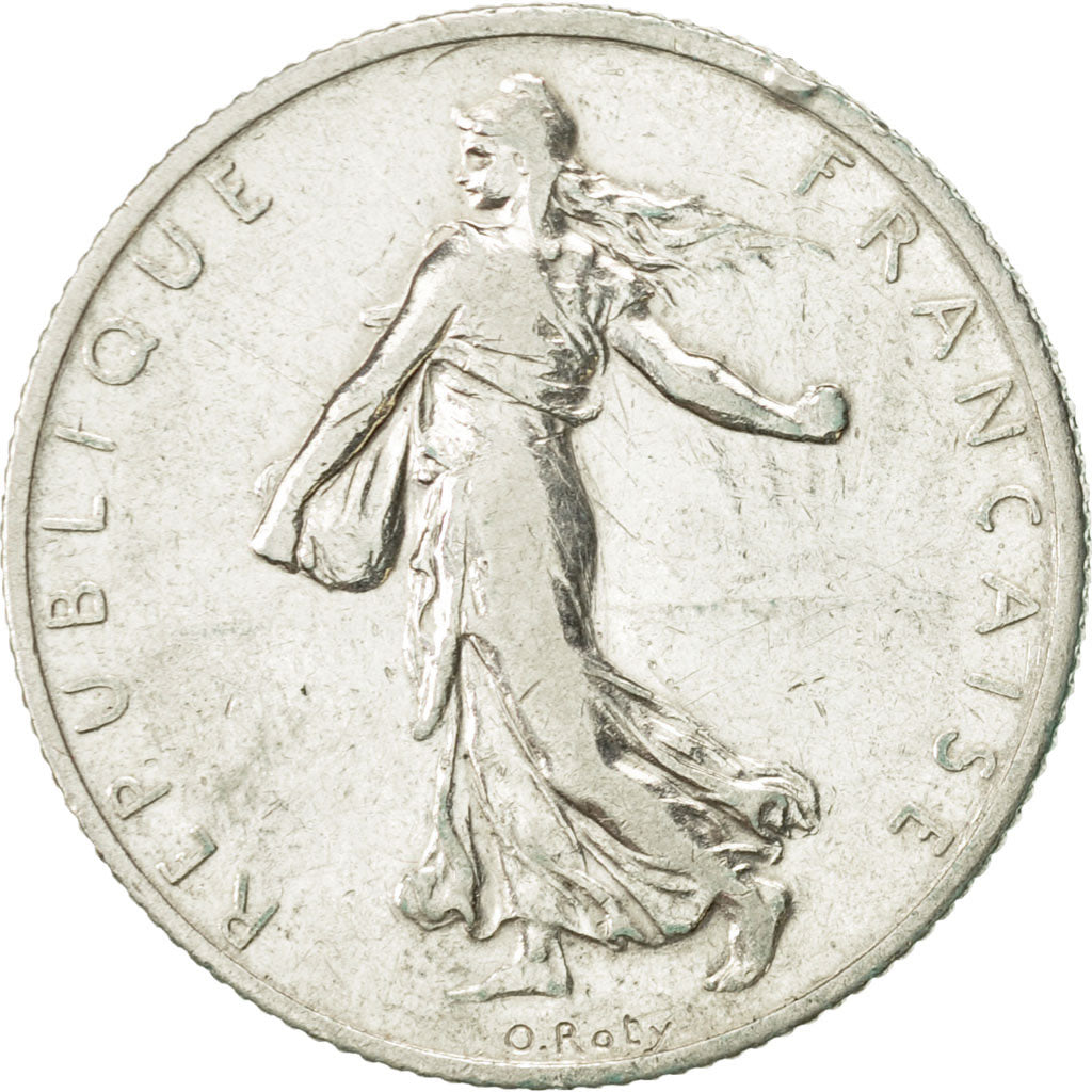 Coin, France, Semeuse, 2 Francs, 1914, Paris, EF(40-45), Silver, KM:845.1