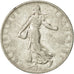 Moneta, Francja, Semeuse, 2 Francs, 1909, Paris, EF(40-45), Srebro, KM:845.1