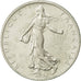 Coin, France, Semeuse, 2 Francs, 1917, Paris, AU(55-58), Silver, KM:845.1