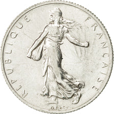 Coin, France, Semeuse, 2 Francs, 1916, Paris, AU(55-58), Silver, KM:845.1