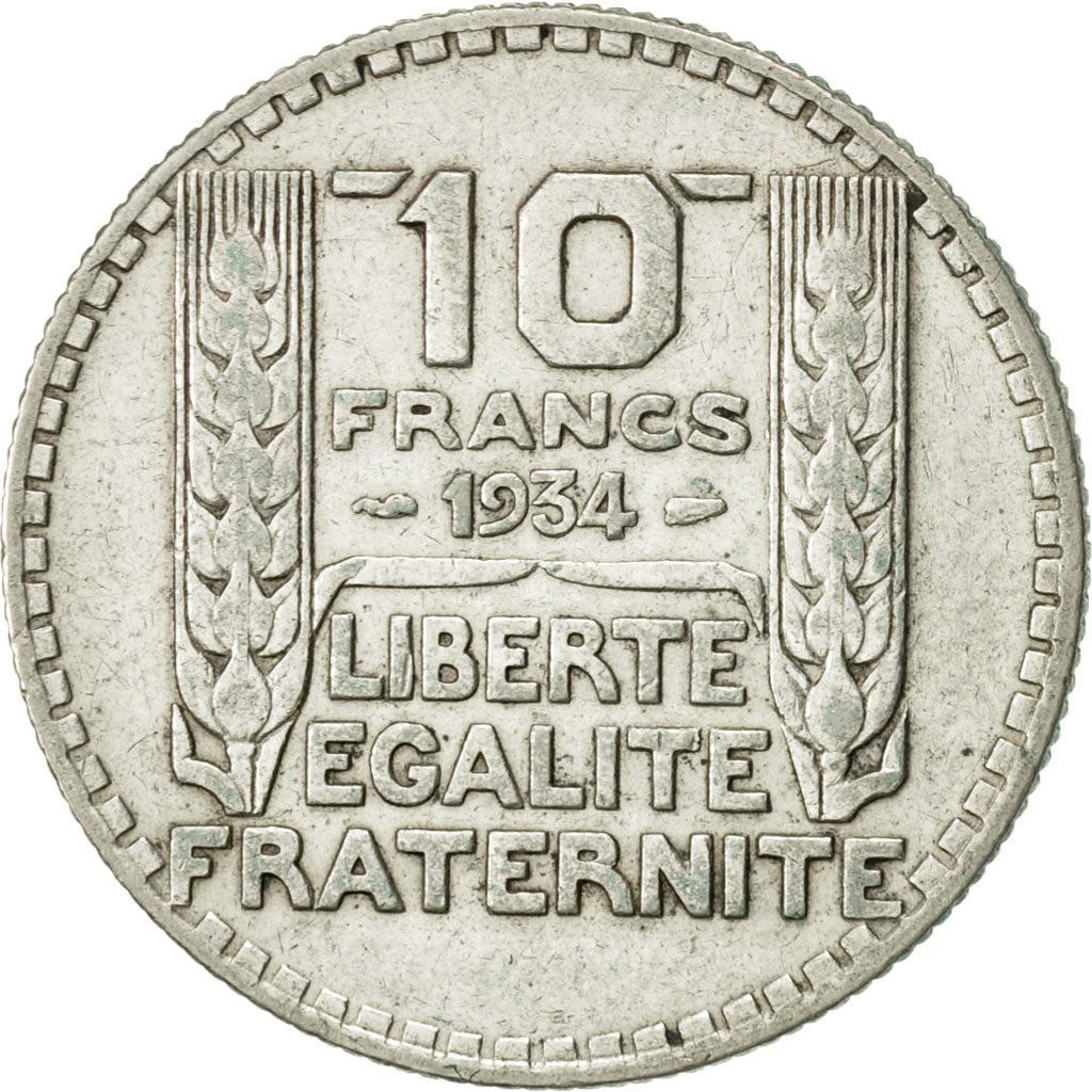 Monnaie, France, Turin, 10 Francs, 1934, Paris, TTB, Argent, KM:878, Gadoury:801