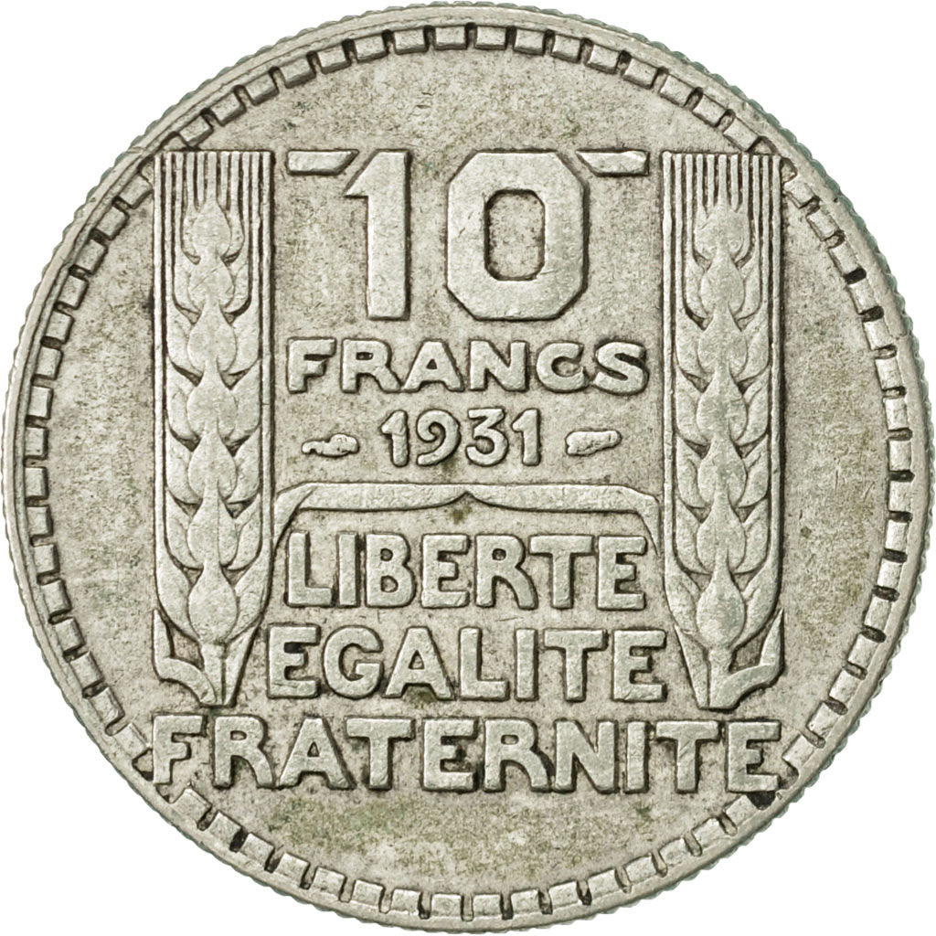 Moneta, Francia, Turin, 10 Francs, 1931, Paris, BB, Argento, KM:878, Gadoury:801