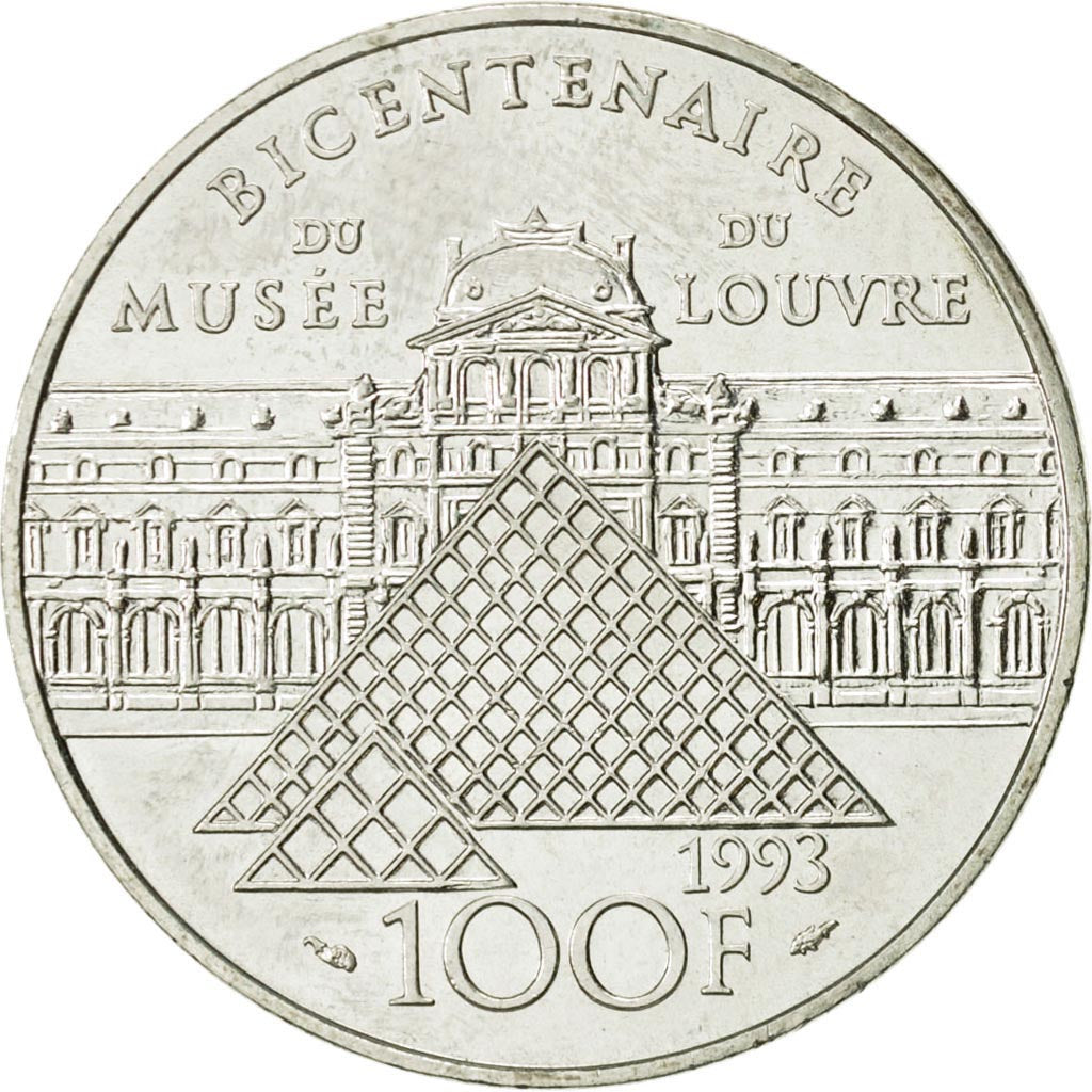 Munten, Frankrijk, 100 Francs, 1993, Paris, PR+, Zilver, KM:1017, Gadoury:924