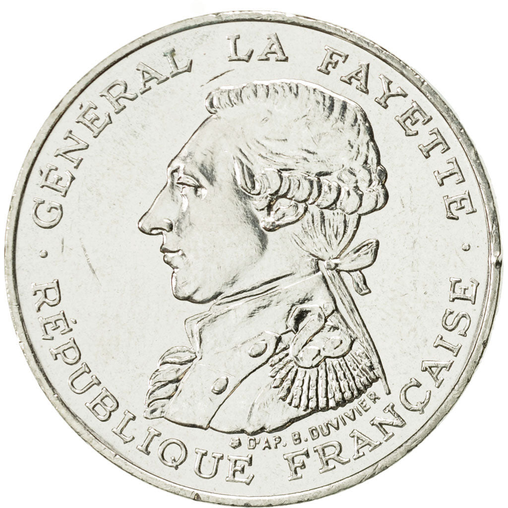 Monnaie, France, Lafayette, 100 Francs, 1987, Paris, SUP+, Argent, KM:962