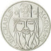 Coin, France, Charlemagne, 100 Francs, 1990, Paris, MS(60-62), Silver, KM:982