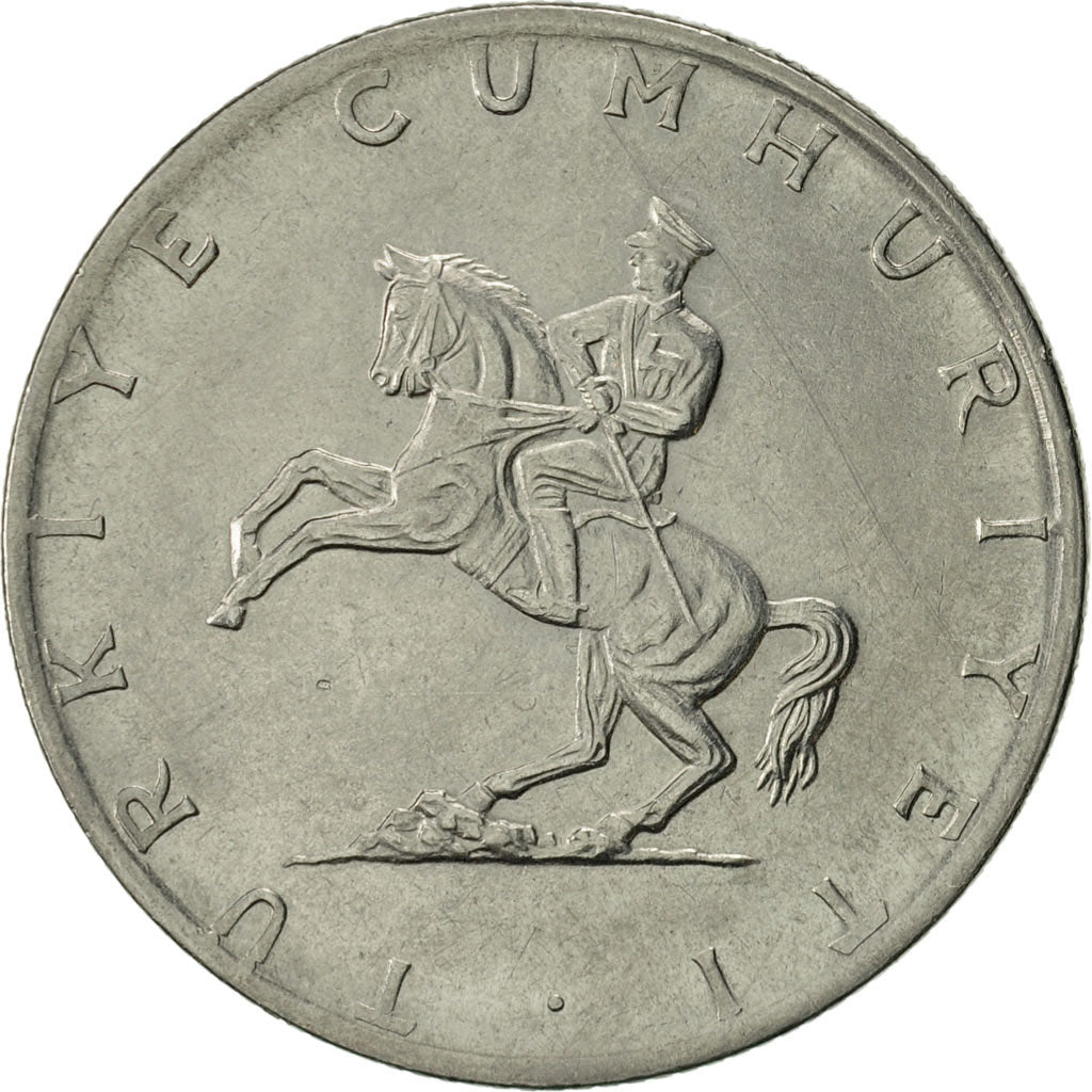 Coin, Turkey, 5 Lira, 1976, AU(55-58), Stainless Steel, KM:905