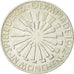 Coin, GERMANY - FEDERAL REPUBLIC, 10 Mark, 1972, Karlsruhe, AU(55-58), Silver