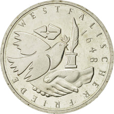 Coin, GERMANY - FEDERAL REPUBLIC, 10 Mark, 1998, Hambourg, MS(60-62), Silver
