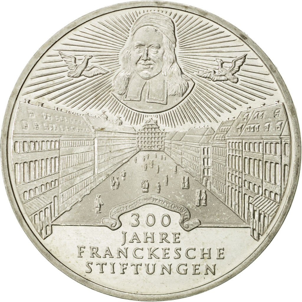 Monnaie, République fédérale allemande, 10 Mark, 1998, Berlin, SUP, Argent