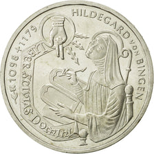 Coin, GERMANY - FEDERAL REPUBLIC, 10 Mark, 1998, Karlsruhe, MS(60-62), Silver