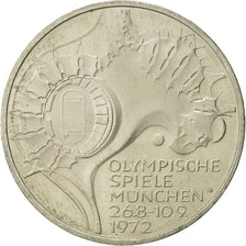 Moneta, GERMANIA - REPUBBLICA FEDERALE, 10 Mark, 1972, Stuttgart, SPL-, Argento