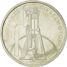 Moneta, GERMANIA - REPUBBLICA FEDERALE, 10 Mark, 1997, Stuttgart, SPL, Argento