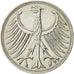 GERMANY - FEDERAL REPUBLIC, 5 Mark, 1972, Hambourg, MS(60-62), Silver, KM:112.1
