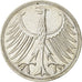 Coin, GERMANY - FEDERAL REPUBLIC, 5 Mark, 1967, Stuttgart, AU(55-58), Silver