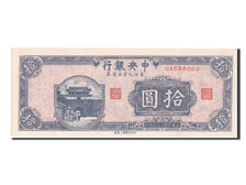 China, 10 Yüan, 1945, KM #377, UNC(63), CA526069