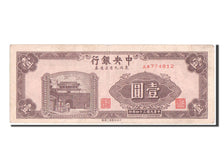 China, 1 Yüan, 1945, KM #375, VF(30-35), AA774812