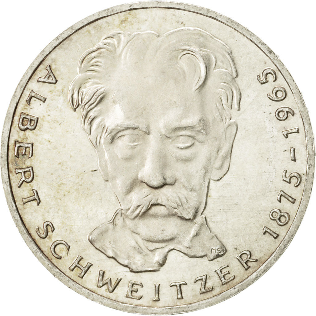 Coin, GERMANY - FEDERAL REPUBLIC, 5 Mark, 1975, Karlsruhe, Germany, MS(63)