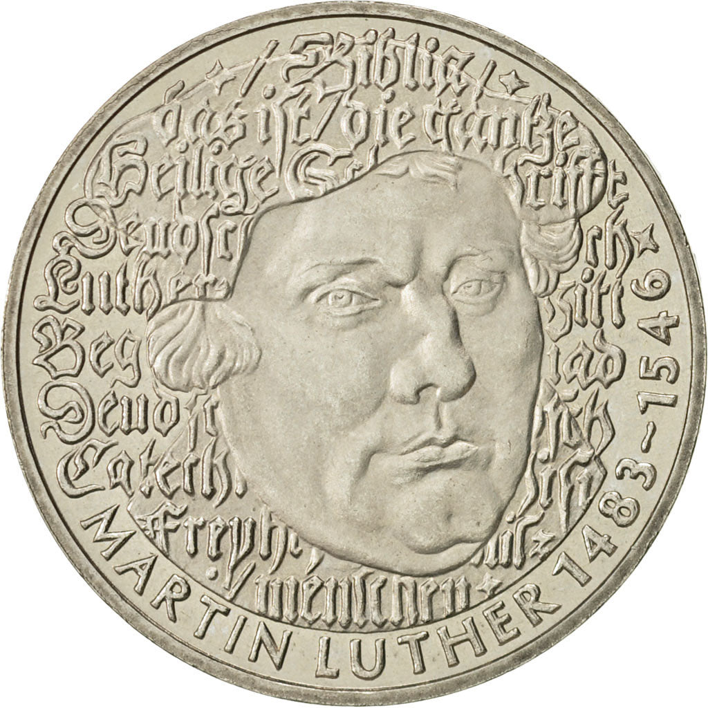 Coin, GERMANY - FEDERAL REPUBLIC, 5 Mark, 1983, Karlsruhe, Germany, MS(63)