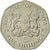 Moneta, Kenia, 5 Shillings, 1985, British Royal Mint, AU(55-58), Miedź-Nikiel