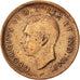 Moneda, Canadá, George VI, Cent, 1942, Royal Canadian Mint, Ottawa, MBC