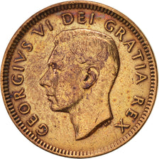 Coin, Canada, Elizabeth II, Cent, 1952, Royal Canadian Mint, Ottawa, AU(50-53)