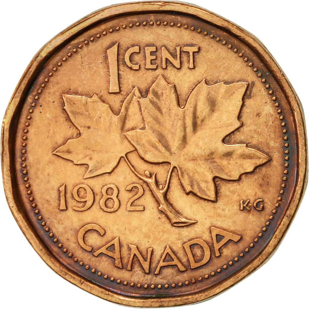 Coin, Canada, Elizabeth II, Cent, 1982, Royal Canadian Mint, Ottawa, AU(50-53)