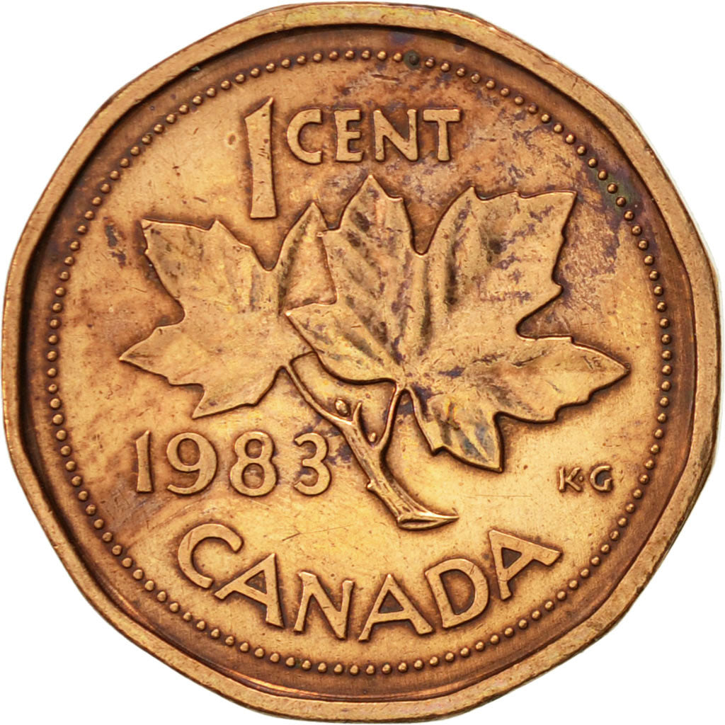 Coin, Canada, Elizabeth II, Cent, 1983, Royal Canadian Mint, Ottawa, AU(50-53)