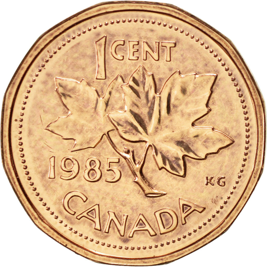 Coin, Canada, Elizabeth II, Cent, 1985, Royal Canadian Mint, Ottawa, AU(55-58)