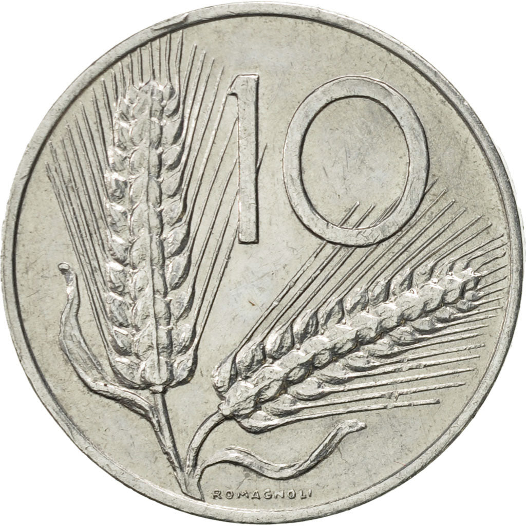 Monnaie, Italie, 10 Lire, 1955, Rome, SUP, Aluminium, KM:93