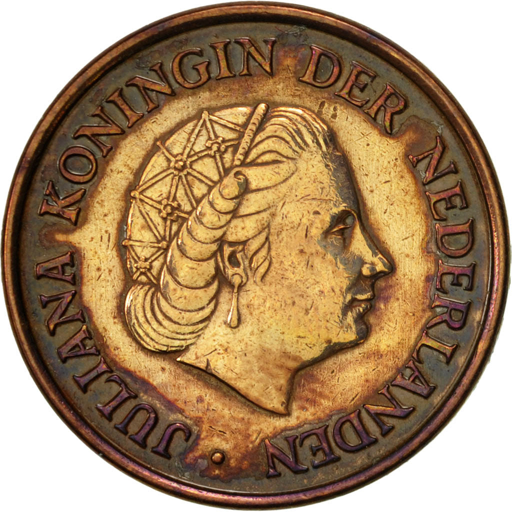Münze, Niederlande, Juliana, 5 Cents, 1964, SS+, Bronze, KM:181