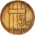 Moneda, Países Bajos, Beatrix, 5 Cents, 1984, MBC+, Bronce, KM:202