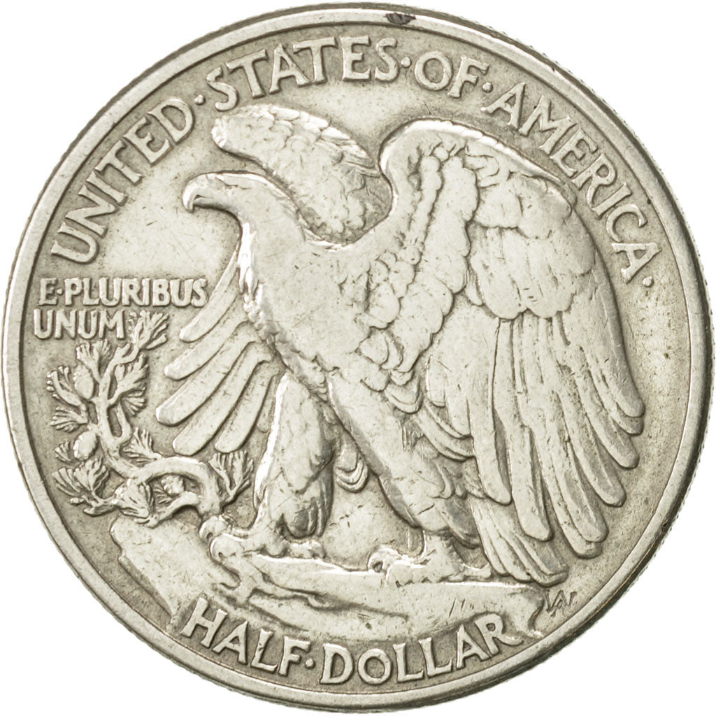 United States, Walking Liberty Half Dollar, Half Dollar, 1944, U.S. Mint