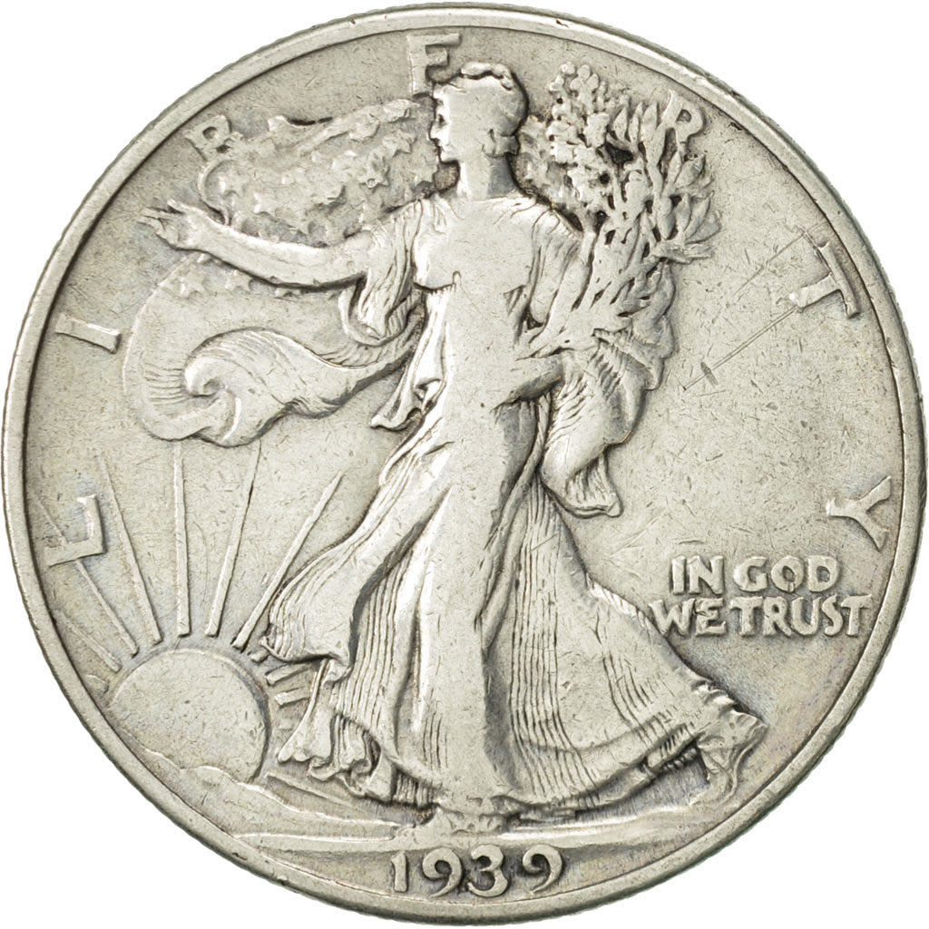 Stati Uniti, Walking Liberty Half Dollar, Half Dollar, 1939, U.S. Mint