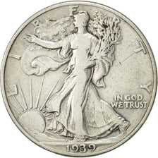 Stati Uniti, Walking Liberty Half Dollar, Half Dollar, 1939, U.S. Mint