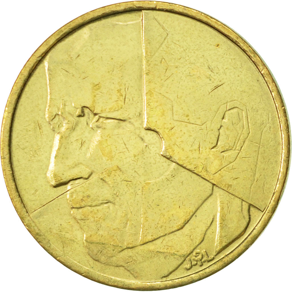 Coin, Belgium, 5 Francs, 5 Frank, 1986, AU(50-53), Brass Or Aluminum-Bronze