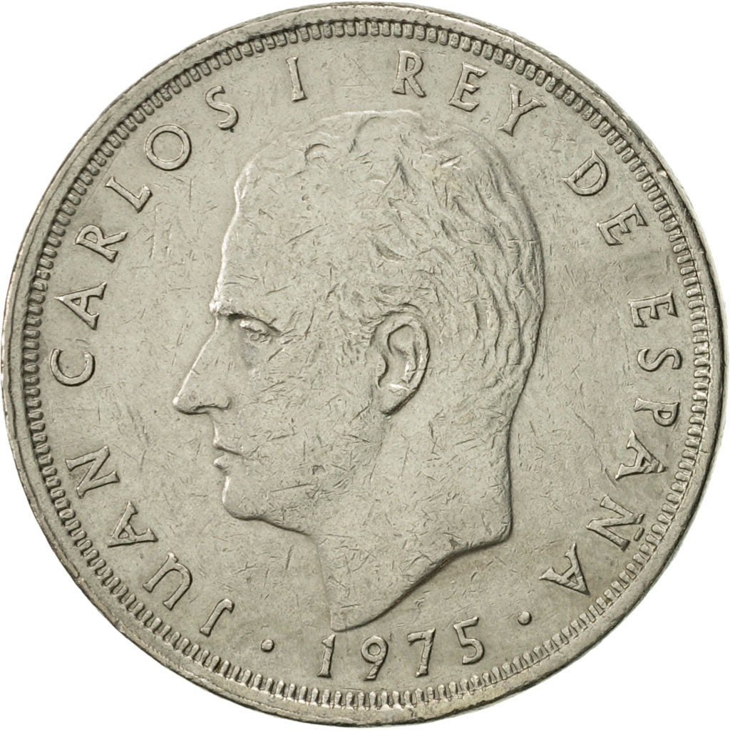 Munten, Spanje, Juan Carlos I, 25 Pesetas, 1980, ZF, Copper-nickel, KM:808