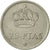 Moneda, España, Juan Carlos I, 25 Pesetas, 1977, MBC, Cobre - níquel, KM:808