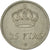 Moneda, España, Juan Carlos I, 25 Pesetas, 1976, MBC, Cobre - níquel, KM:808