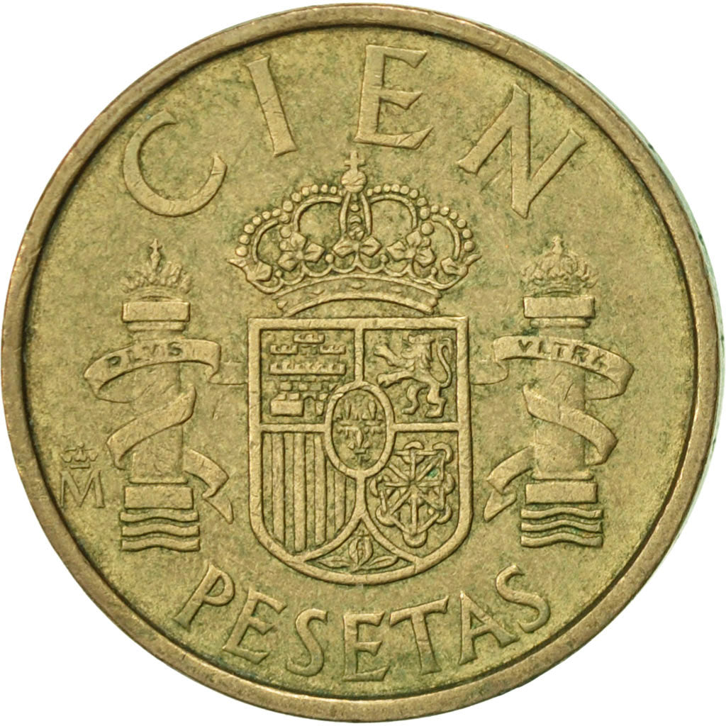 Moneda, España, Juan Carlos I, 100 Pesetas, 1982, Madrid, MBC, Aluminio -