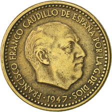 Espagne, Francisco Franco, caudillo, Peseta, 1951, TTB, Aluminum-Bronze, KM:775