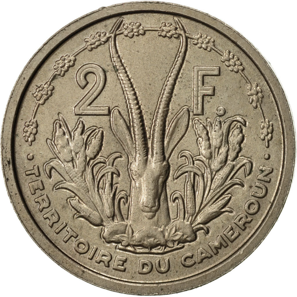 Munten, Kameroen, 2 Francs, 1948, Paris, PR, Copper-nickel, KM:E6