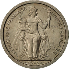 Moneta, OCEANIA FRANCESE, 2 Francs, 1949, SPL-, Rame-nichel, KM:E9