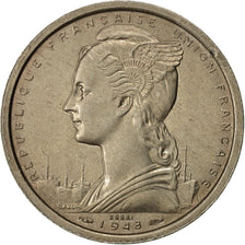 Togo, 2 Francs, 1948, Paris, ESSAI, AU(55-58), Copper-nickel, KM:E5