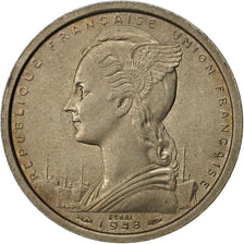 French Somaliland, 2 Francs, 1948, Paris, ESSAI, AU(55-58), KM:E2